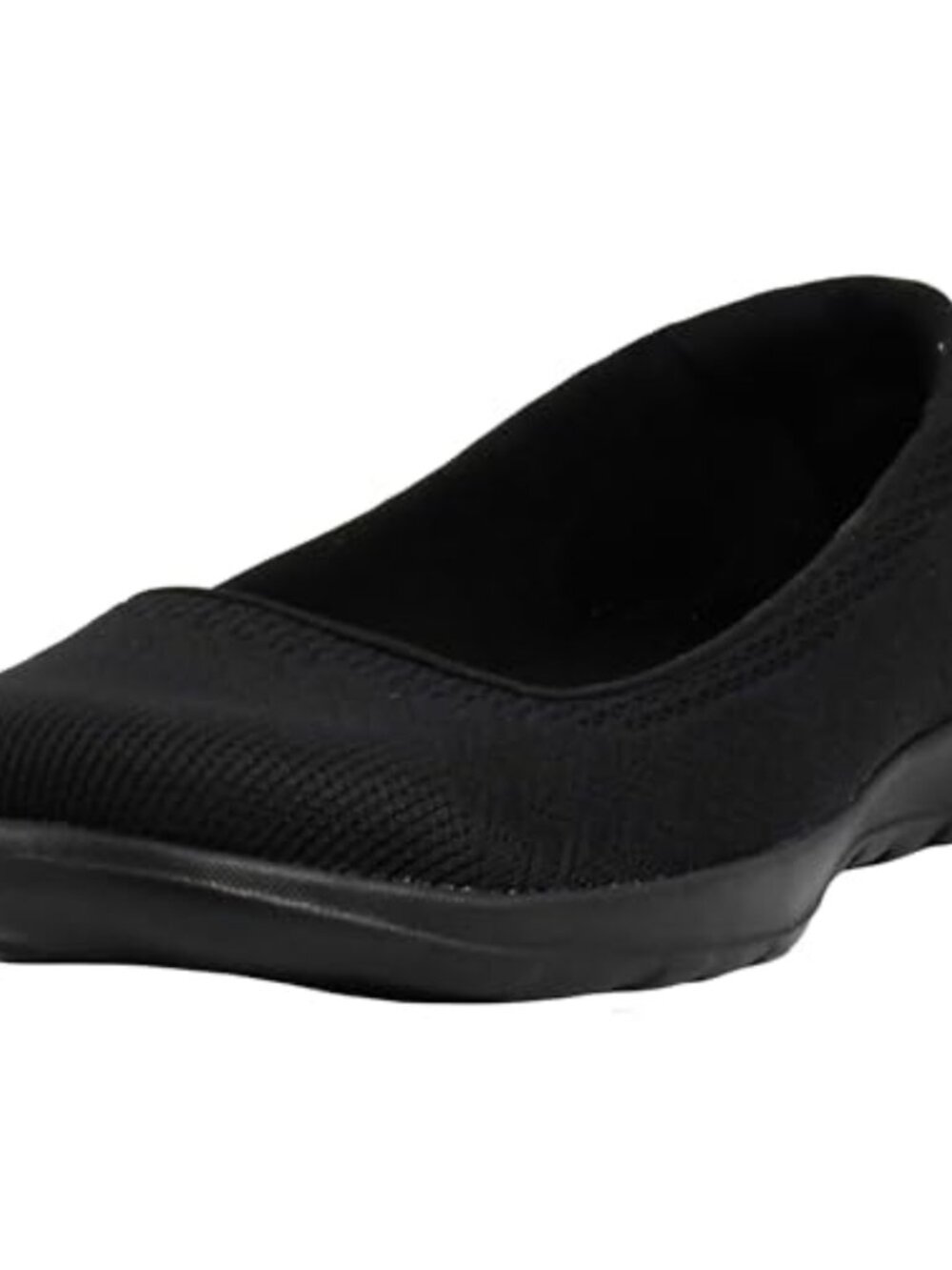 Women's Slip-On Walking Ballet Flats with Cushioning Shoes
